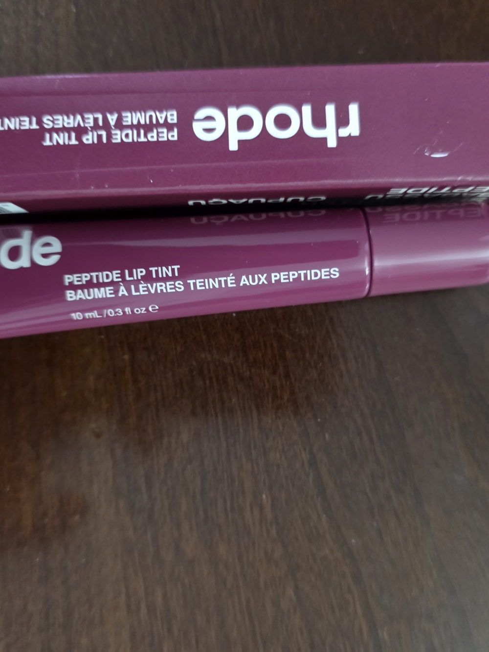 RHODE Peptide Lip Tint — Deep Berry Pink/ Raspberry